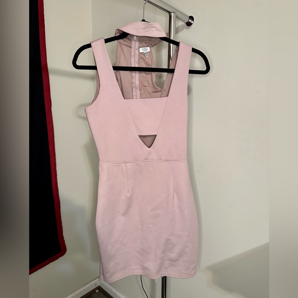 Cut out mini dress